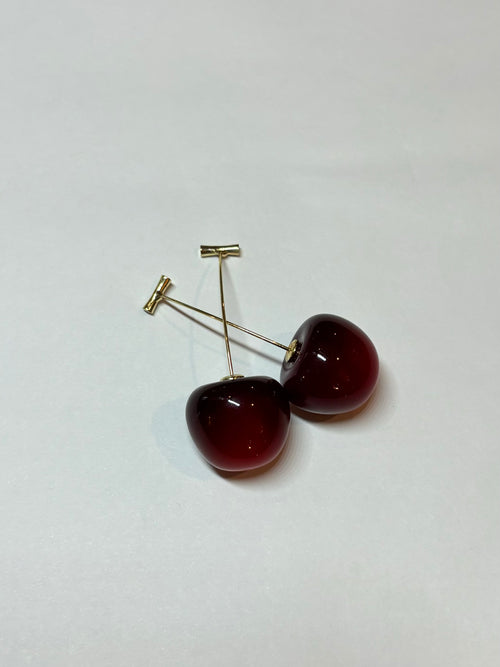 Cherry Drop Earrings