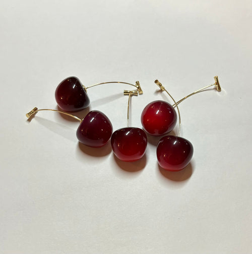 Cherry Drop Earrings